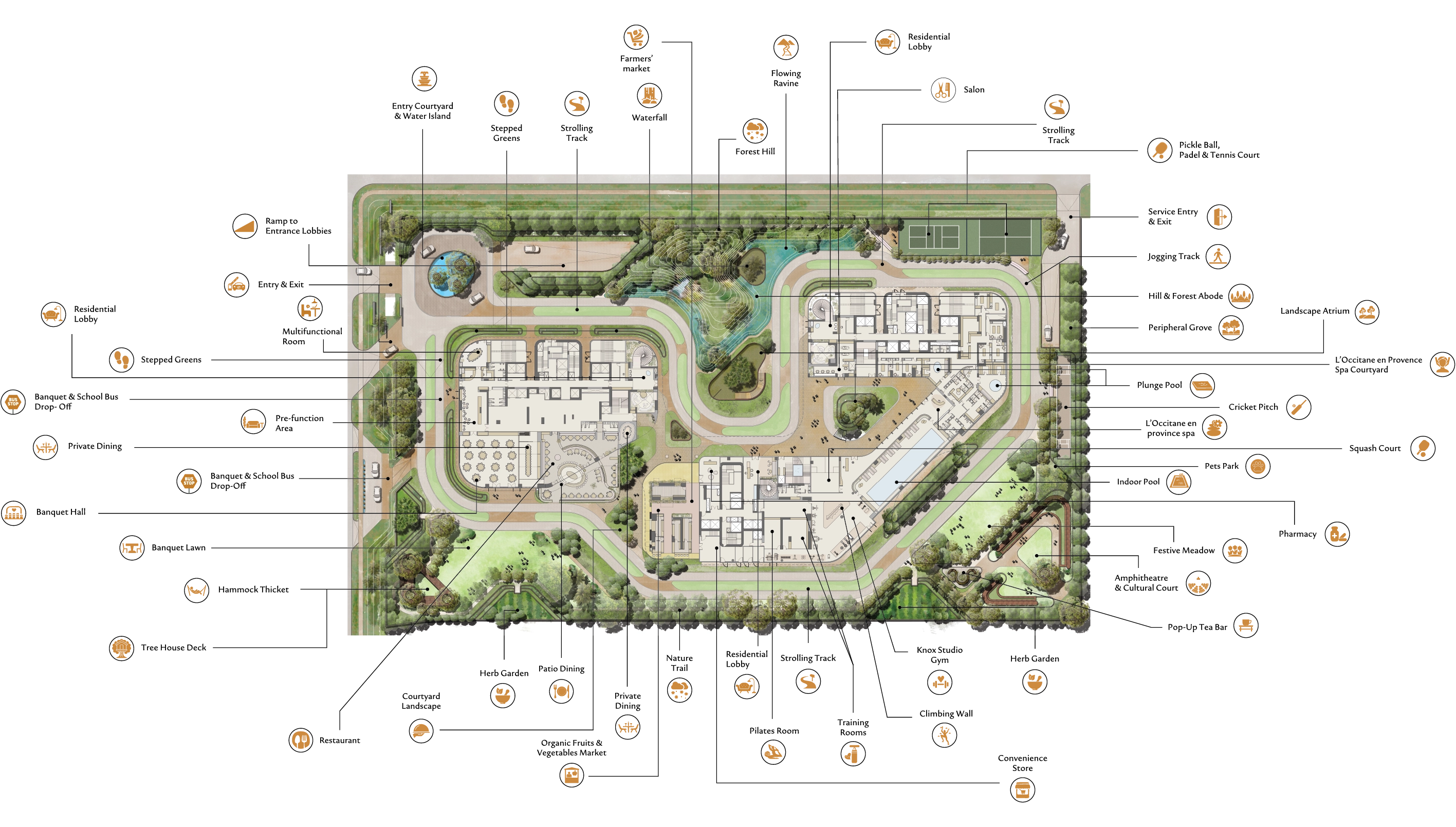 Omara residential site plan layout